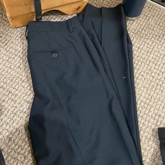 3-piece custom navy suit. - Picture 6 of 6